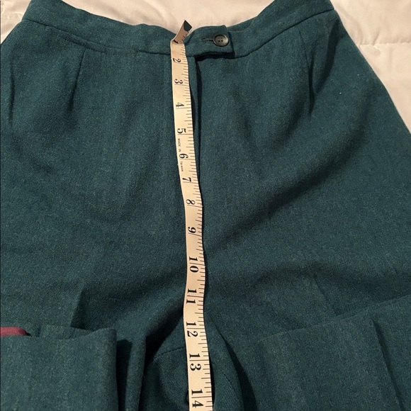 Dark Green Wool pants - Picture 10 of 10